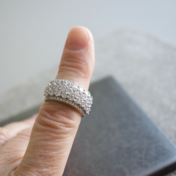 JTV Jewelry - Cubic Zirconia and Sterling Silver Ring